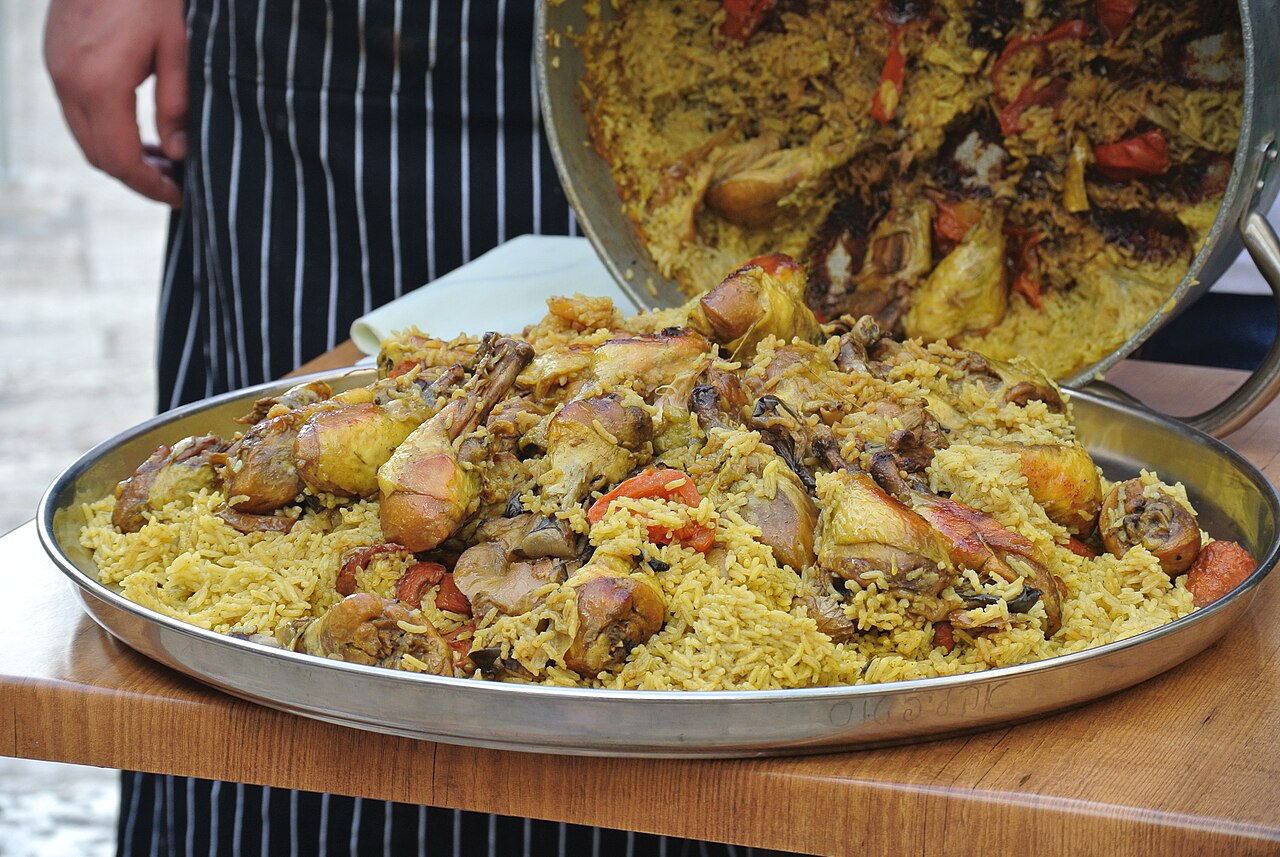 Maqluba (Upside-Down Rice with Eggplant and Chicken) photo 1